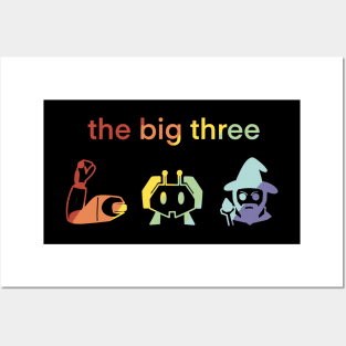 The Big Three Posters and Art